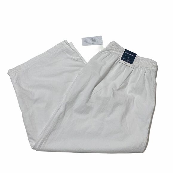KAREN Scott White Comfort Waist Capri Pants 1x Nwt - Picture 3 of 12